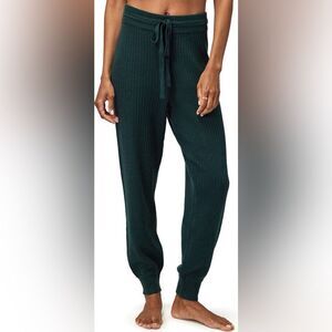 Spiritual Gangster Luxe Essential Rib Joggers size small black‎ nwt in packaging